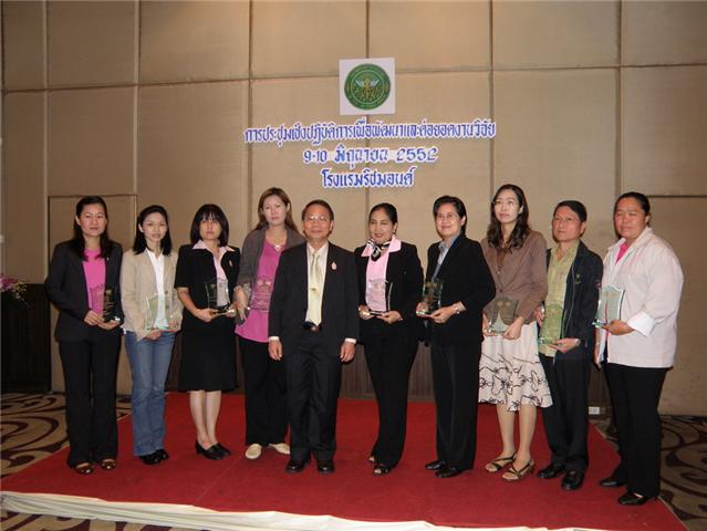 2 นักวิจัย HITAP ได้รับรางวัลผลงานวิชาการดีเด่นและนำเสนอผลงานวิชาการเกียรติยศ จากการประชุมวิชาการสาธารณสุข ประจำปี 2552