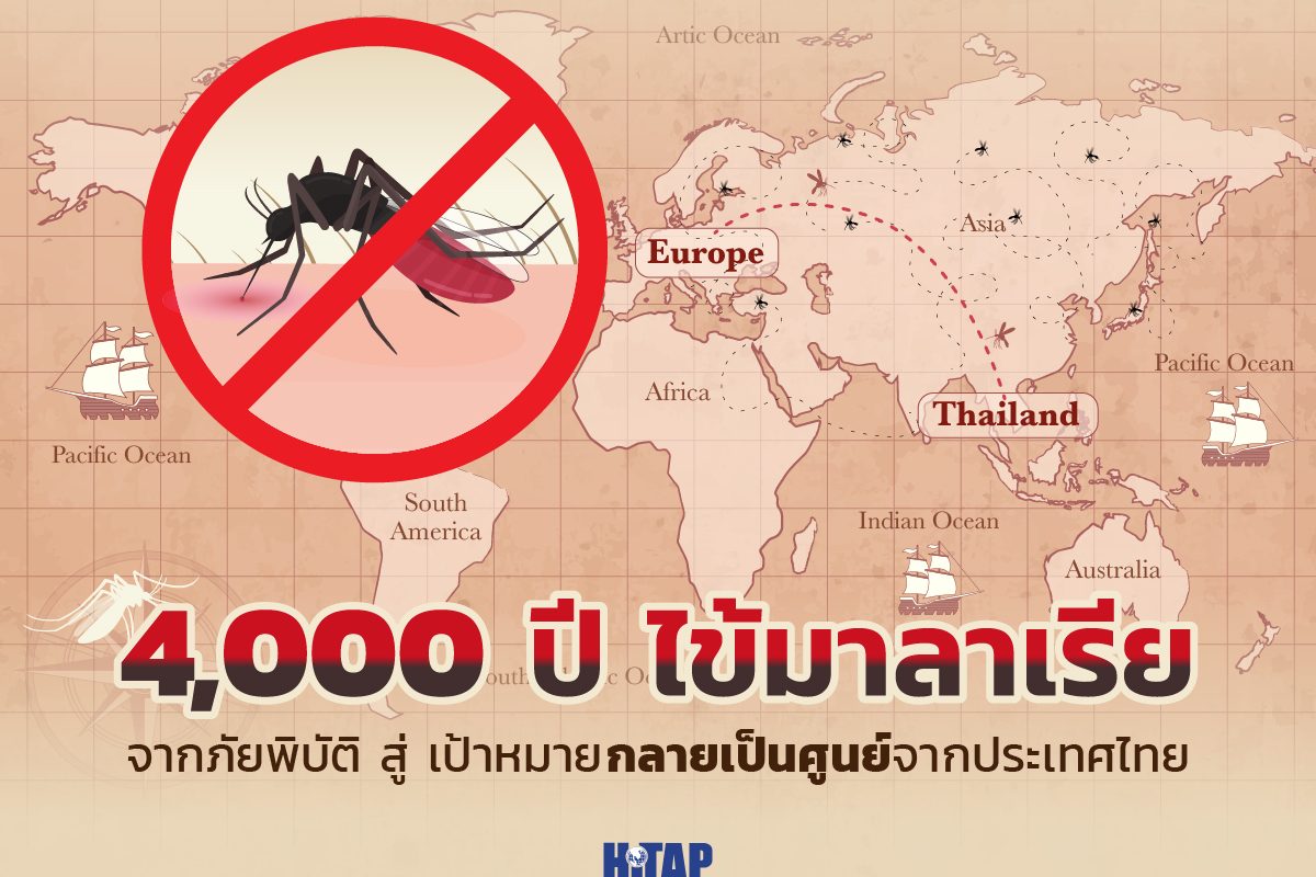 4,000 ปี ไข้มาลาเรีย จากภัยพิบัติ สู่ เป้าหมายกลายเป็นศูนย์จากประเทศไทย