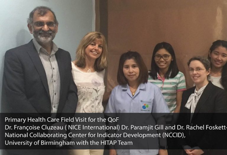 The Quality and Outcomes Framework (QOF) in Thailand