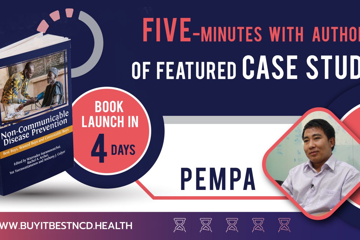 Five minutes with the author of featured case study in #BuyitbestNCD book
