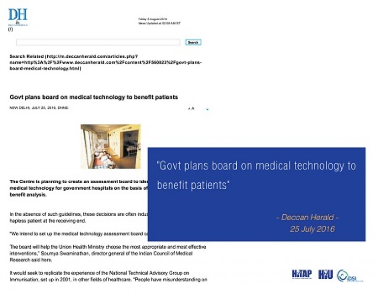 Govt plans board on medical technology to benefit patients