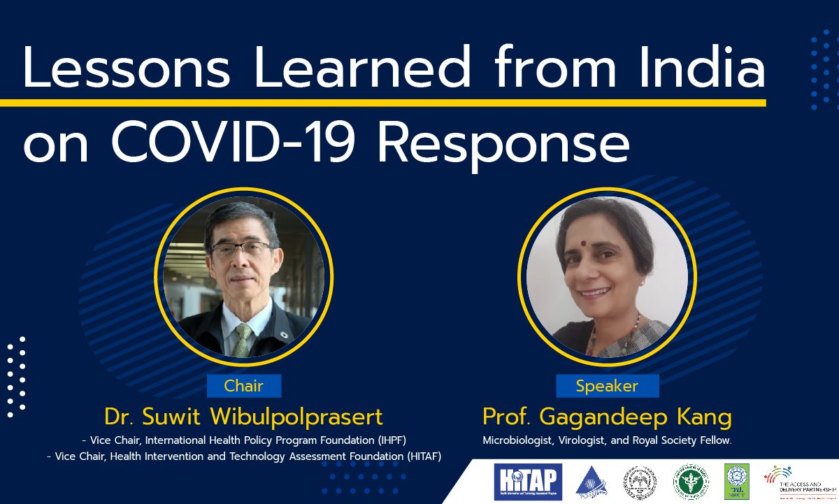 What can we learn from India’s COVID-19 Response? Lessons for Thailand and the World