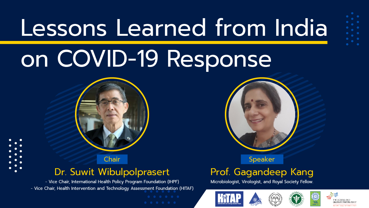 What can we learn from India’s COVID-19 Response? Lessons for Thailand and the World