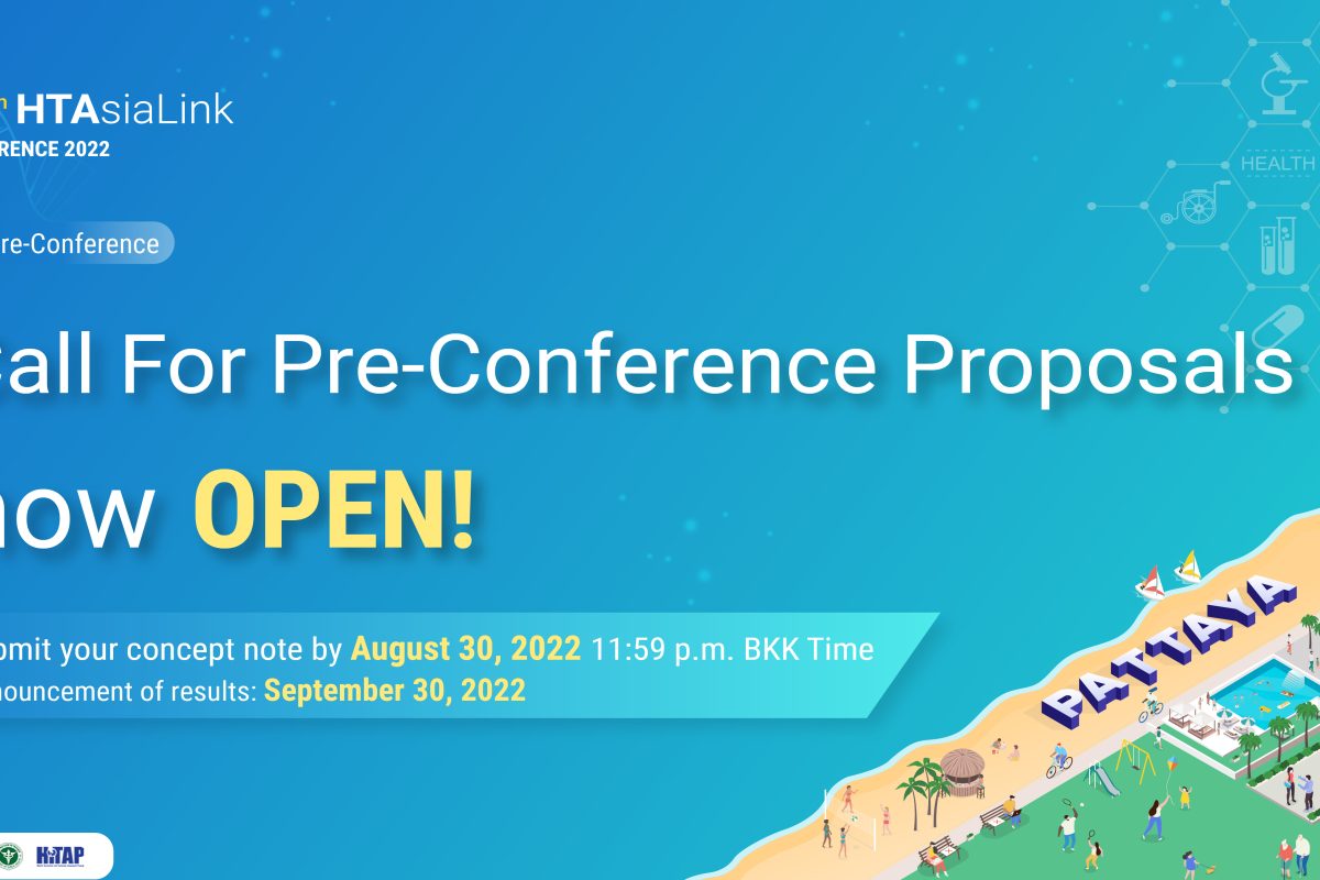 HTAsiaLink 2022: Call for Pre-conference Proposals