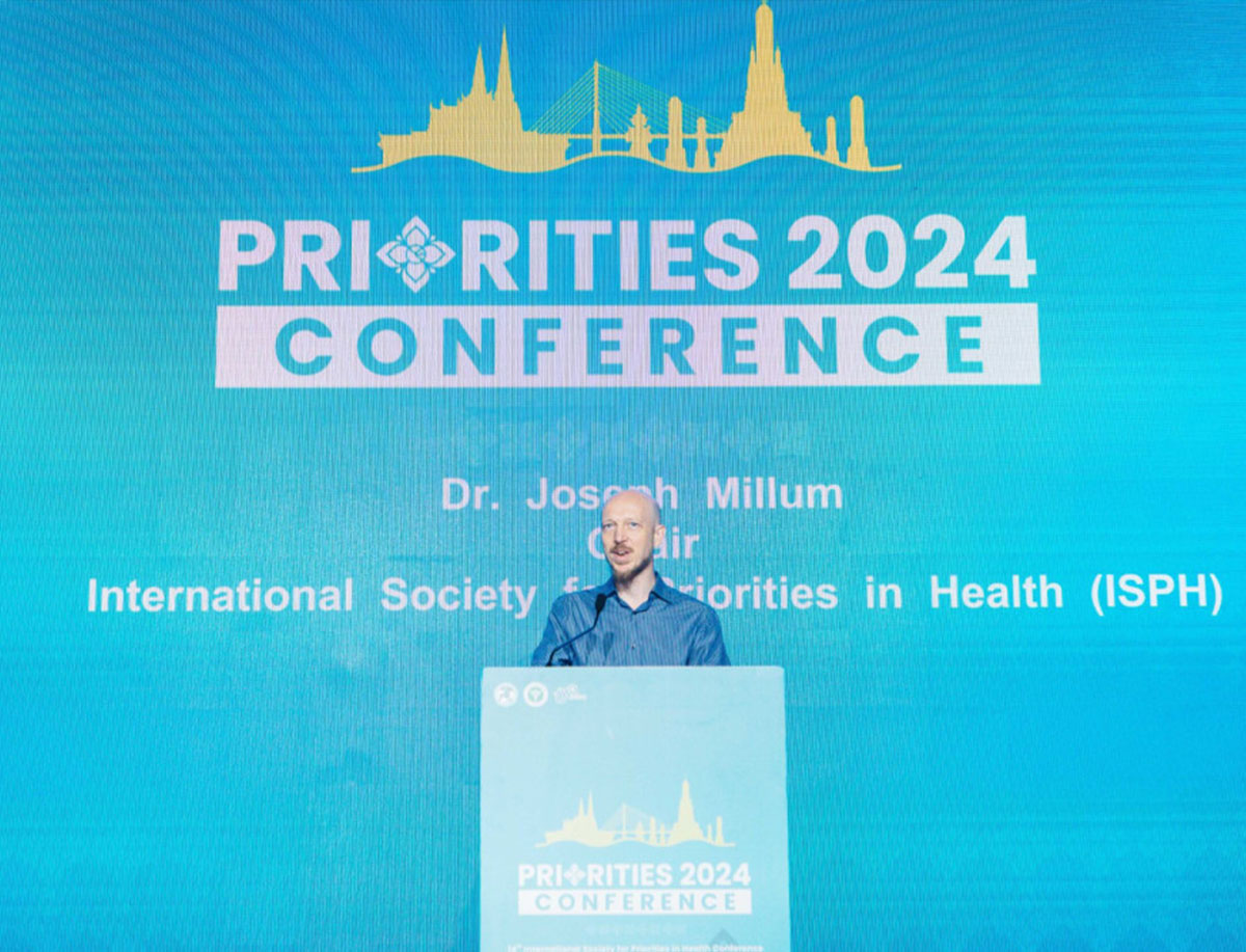 ประชุม”จัดลำดับความสำคัญสุขภาพ” ร่วมถกปัญหาภูมิอากาศ-ทรัพยากรจำกัด-AI