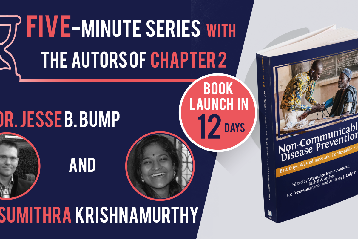 Five minute series: Interview with Sumithra Krishnamurthy and Jesse B. Bump, the authors of Chapter 2
