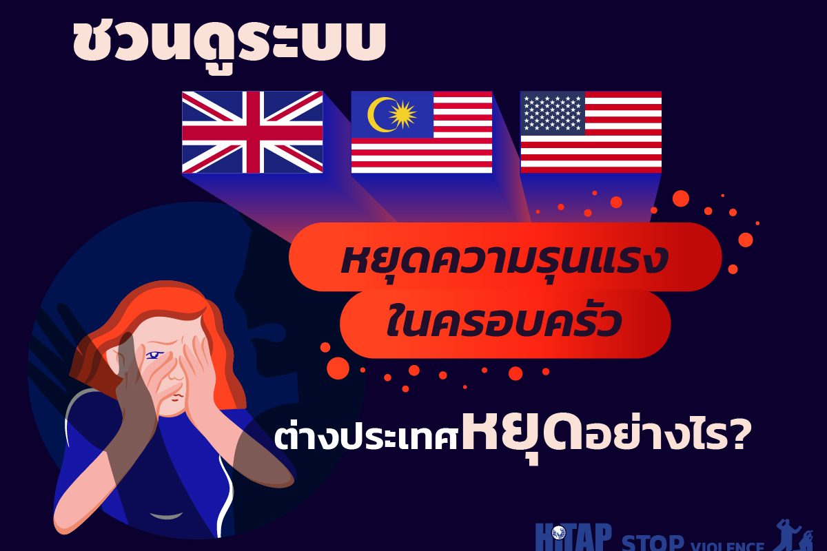 ชวนดูระบบหยุดความรุนแรงในครอบครัว ต่างประเทศหยุดอย่างไร?