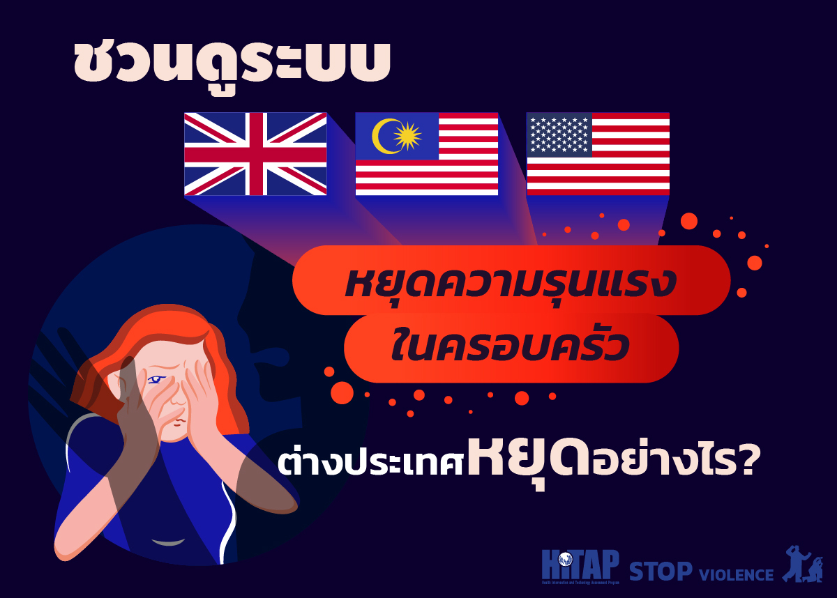 ชวนดูระบบหยุดความรุนแรงในครอบครัว ต่างประเทศหยุดอย่างไร?