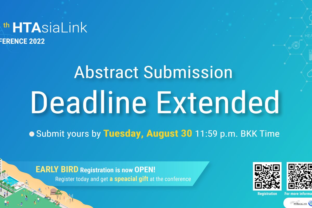 HTAsiaLink 2022: Invitation to the conference and call for abstracts