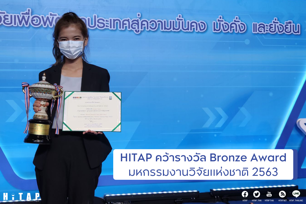 HITAP คว้ารางวัล Bronze Award งานมหกรรมงานวิจัยแห่งชาติ 2563