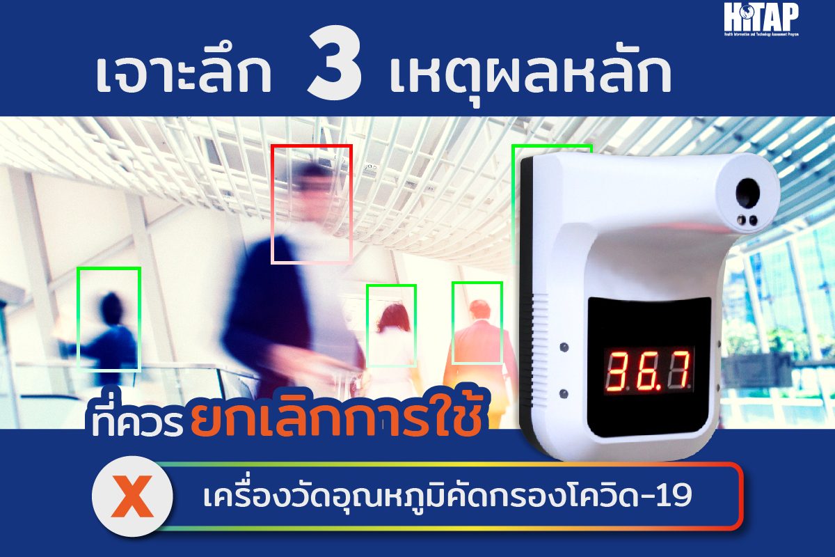 เจาะลึก 3 เหตุผลหลักที่ควรยกเลิกการใช้เครื่องวัดอุณหภูมิคัดกรองโควิด-19