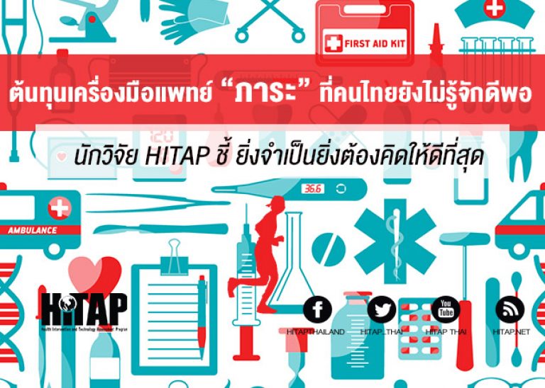 เบื้องลึกต้นทุนเครื่องมือแพทย์สุดแพง ‘ก้าว’ ต่อไปที่สังคมต้องรู้