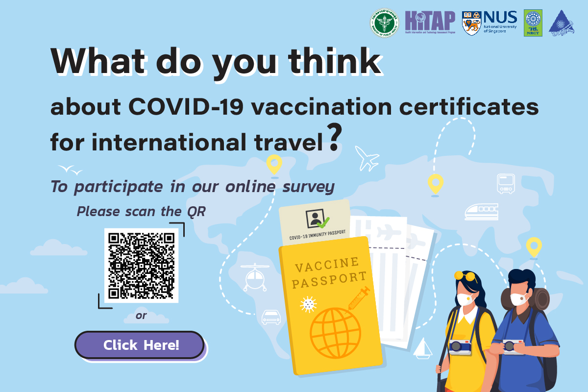 What do you think about COVID-19 vaccination certificates for international travel?