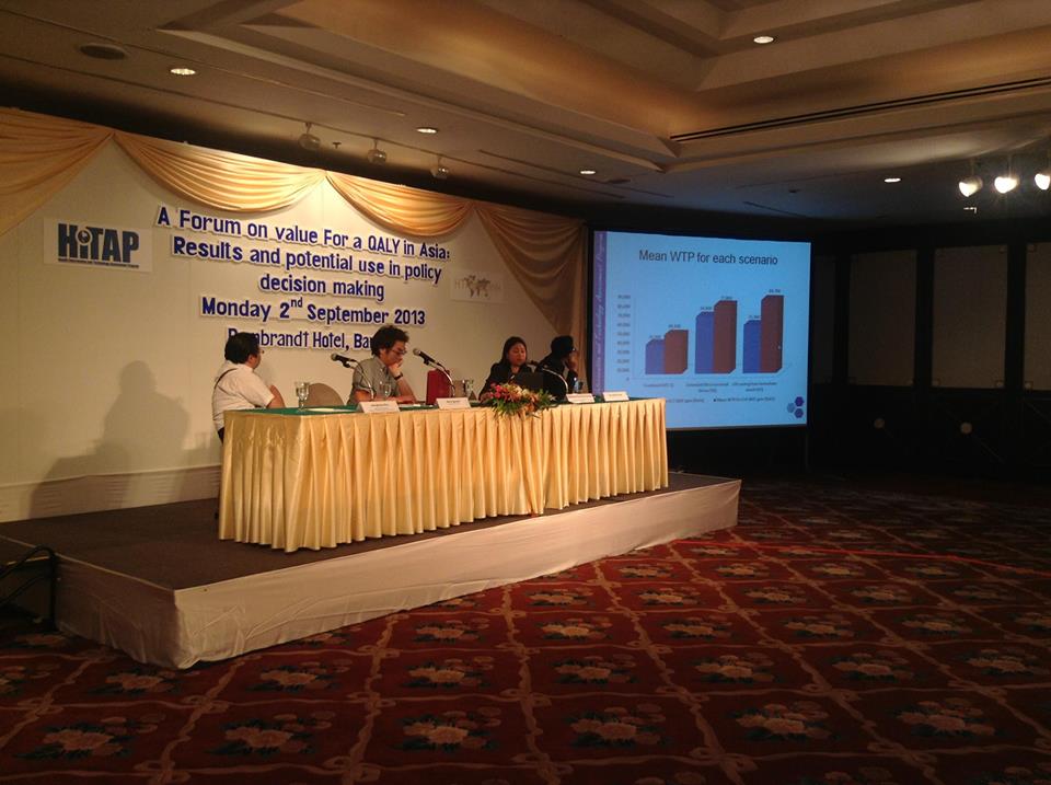 Hitap จัดปาฐกถาเรื่อง the Value for a QALY in Asia: Results and potential use in policy decision making