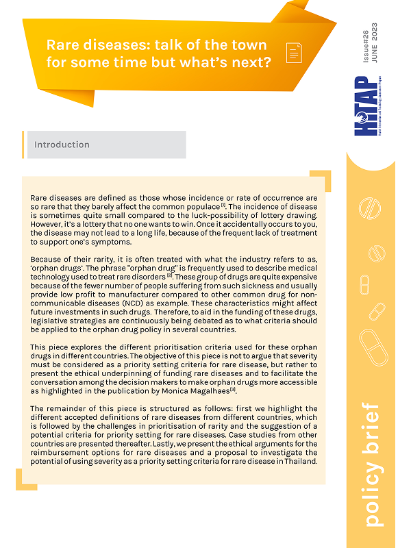 Rare diseases – Talk of the Town for Some Time but What’s Next?