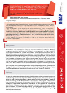 Implementation of a Virtual Consultation Platform (VCP) for Healthcare Providers Integrated with a Patient-Facing Mobile Application