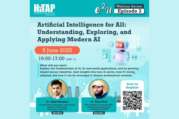 AI for All: A Workshop to Understand, Apply, and Advance AI | e^2u Webinar Series 3