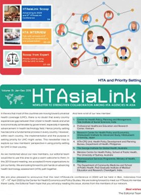 13th HTAsiaLink Newletter: HTA and Priority Setting