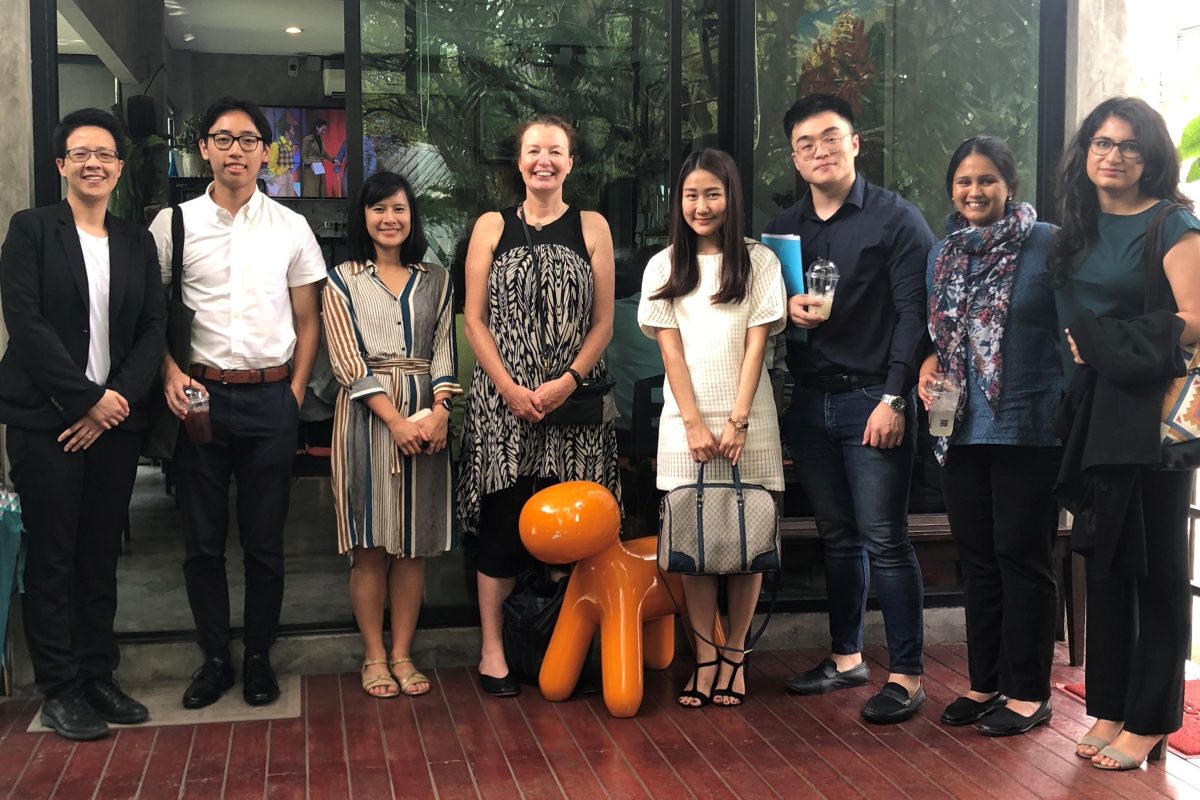 Sarah Garner the coordinator from the World Health Organization visits HITAP