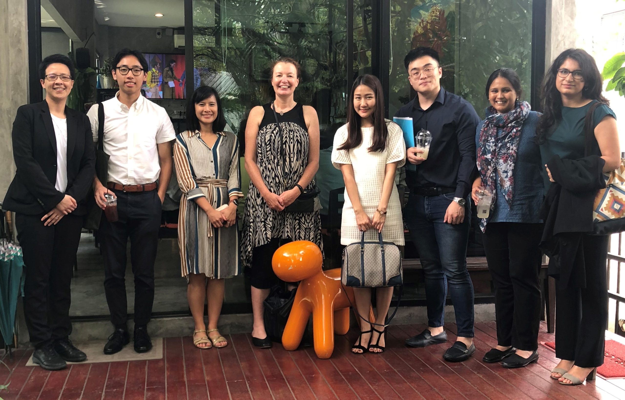 Sarah Garner the coordinator from the World Health Organization visits HITAP