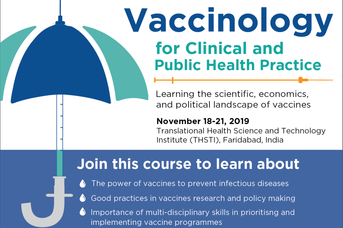 Join us in the Vaccinology Workshop on November 18-21 in India!