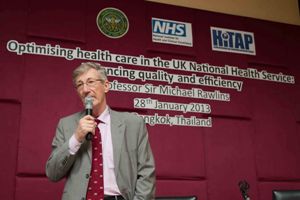 กูรู HTA ปาฐกถาเรื่องการสร้างสมดุลระหว่าง ‘คุณภาพ’ กับ ‘ประสิทธิภาพ’ ในระบบบริการสุขภาพของอังกฤษ